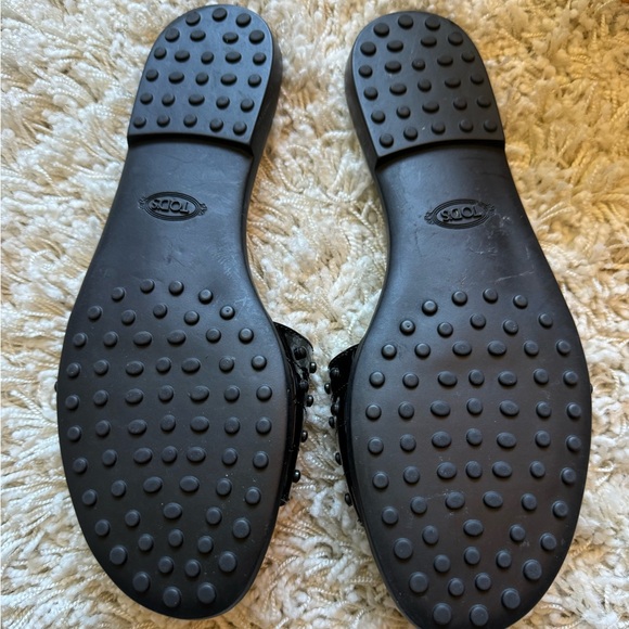 TODS black sandal slides - Picture 3 of 5